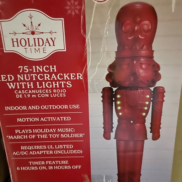 75” LED Nutcracker - Picture 2 of 2
